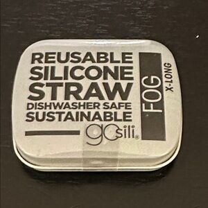 Gosili Fog Reusable Silicone Straw XLong